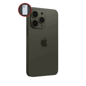 iPhone with icon signifying cover repairs