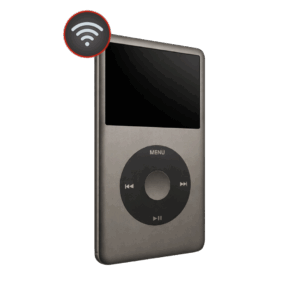 iPod with icon signifying Wi-Fi and bluetooth antenna repairs