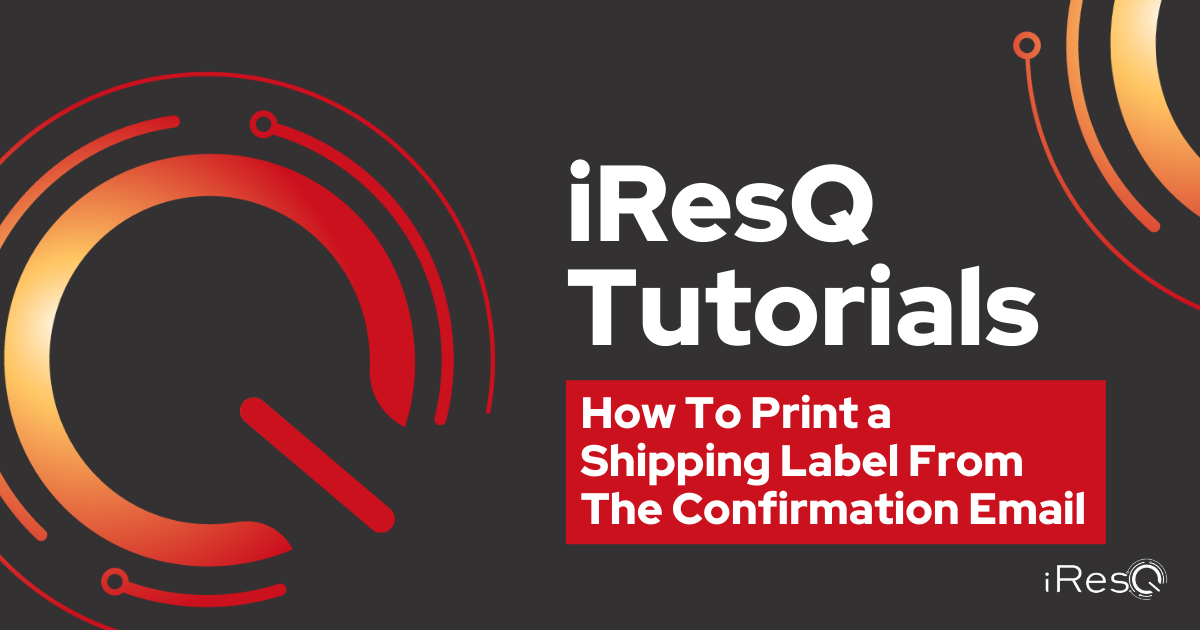 How To Print Shipping Label From Confirmation Email