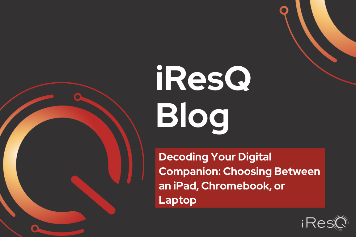 Decoding Your Digital Companion: Choosing Between an iPad, Chromebook, or Laptop